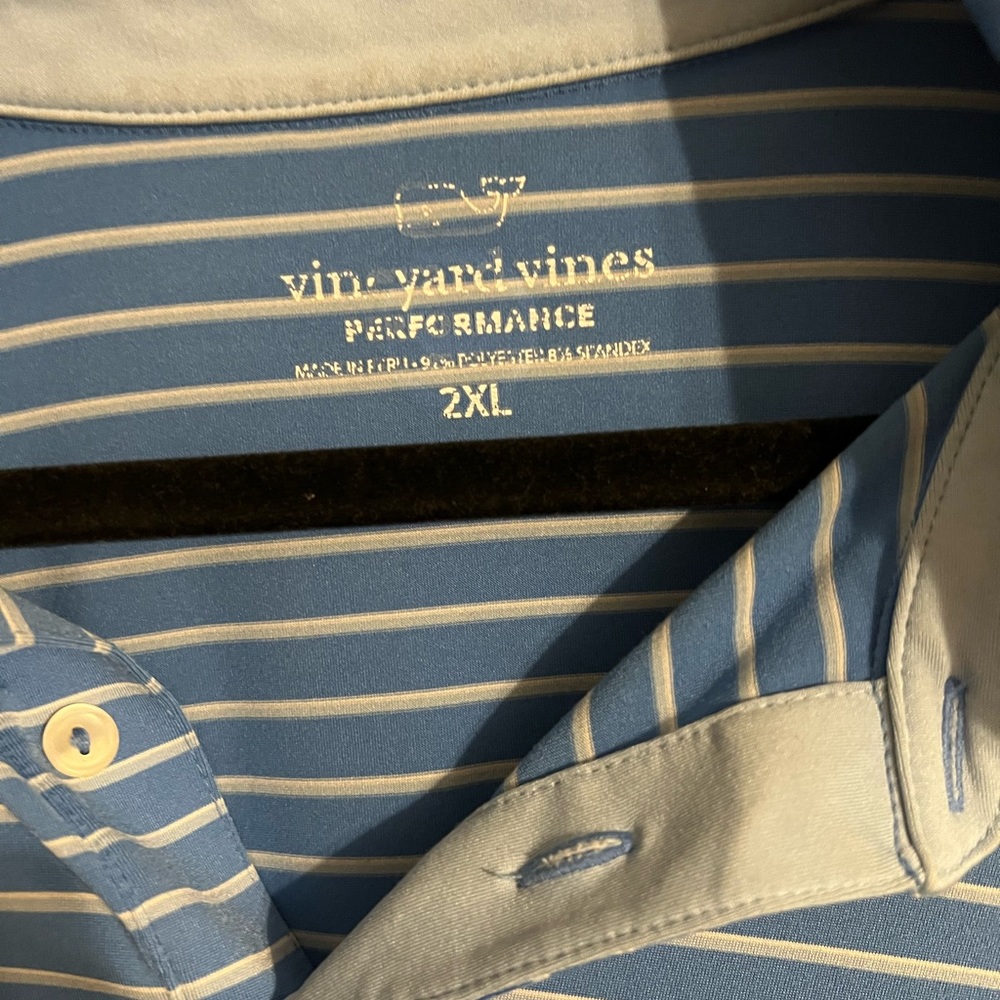 Blue performance Vineyard Vines polo - Picture 4 of 4